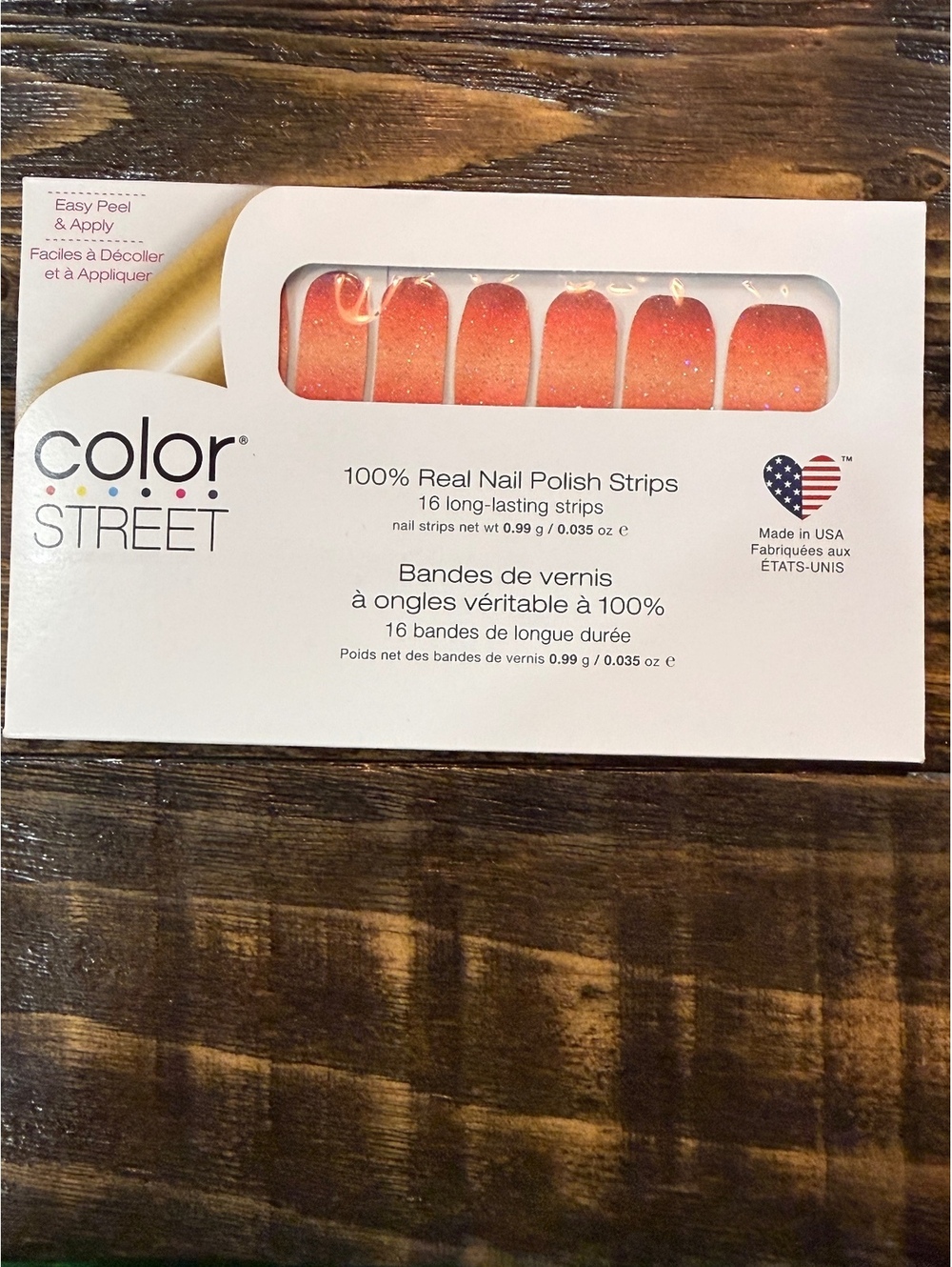 Color Street 100% Real Nail Polish Strips – Solar Flare | Glitter Gradient